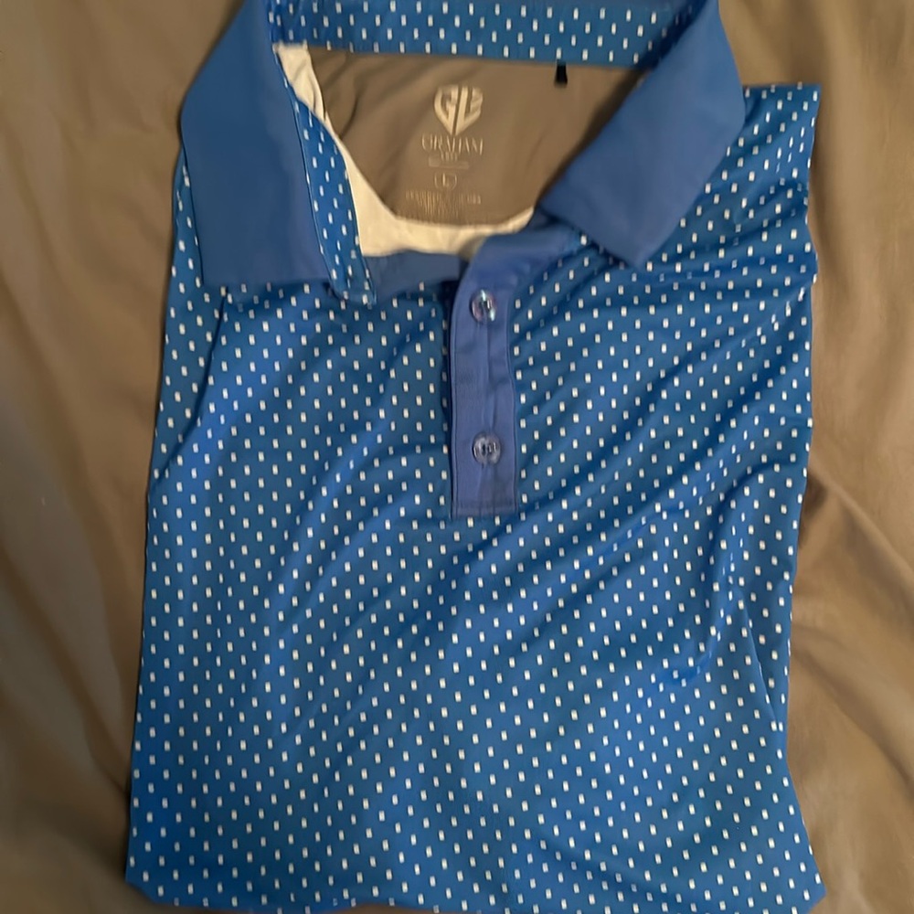 Graham Luxe golf polo Size Large